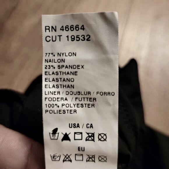 Vintage Halter Style Swimsuit Dress Black Size L - Picture 10 of 10